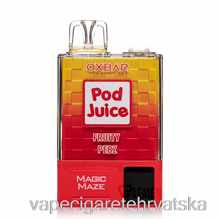 Vape Hrvatska Oxbar Magic Maze Pro 10000 Disposable Fruity Pebz - Mahuna Sok